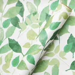 20 Sq Ft Foliage Wrapping Paper Green - Spritz™