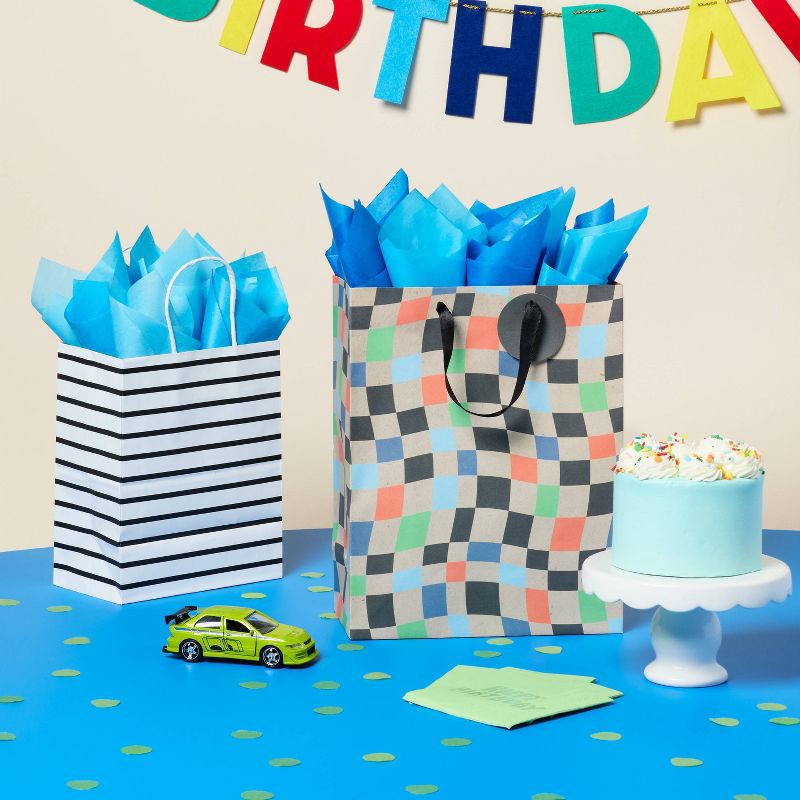 slide 2 of 3, 20ct Tissue Paper Blue - Spritz™, 20 ct