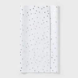 6ct Tissue Paper Silver Star Print - Spritz™: Gift Bag Tissue, Star Pattern, All Occasions, 16.5" x 24"