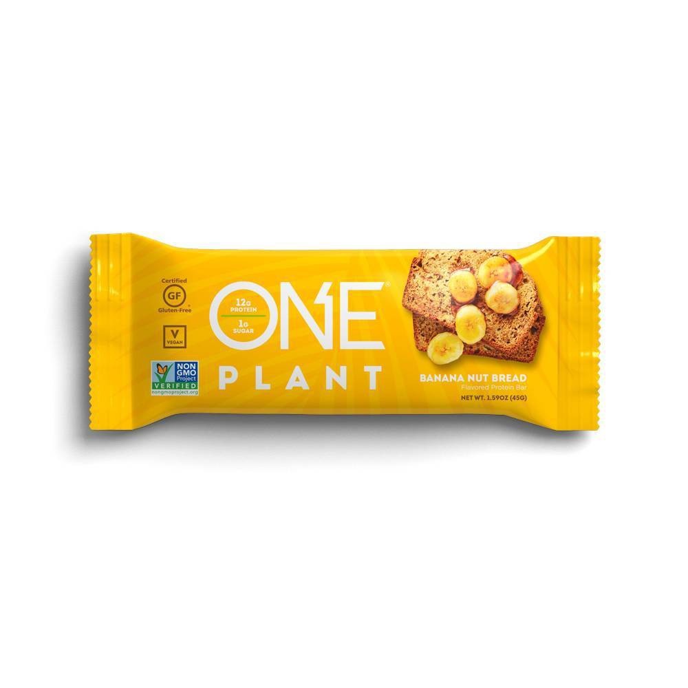 slide 2 of 4, ONE Bar ONE Plant Protein Bar - Banana Nut Bread, 4 ct