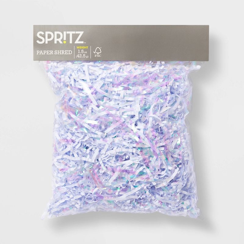 slide 3 of 3, Spritz Birthday White Shred 1.5oz, 1.5 oz