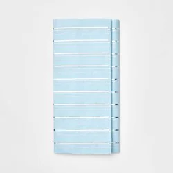 6ct Stripe Pegged Tissue Paper Blue - Spritz™