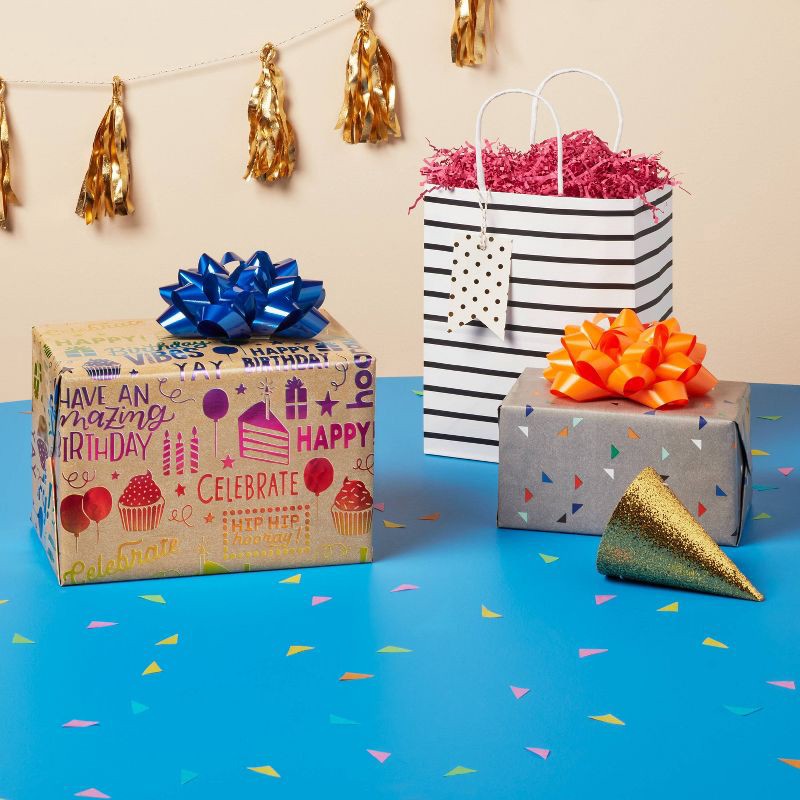 slide 2 of 3, 1.5oz Paper Shred Filler Hot Pink - Spritz™, 1.5 oz