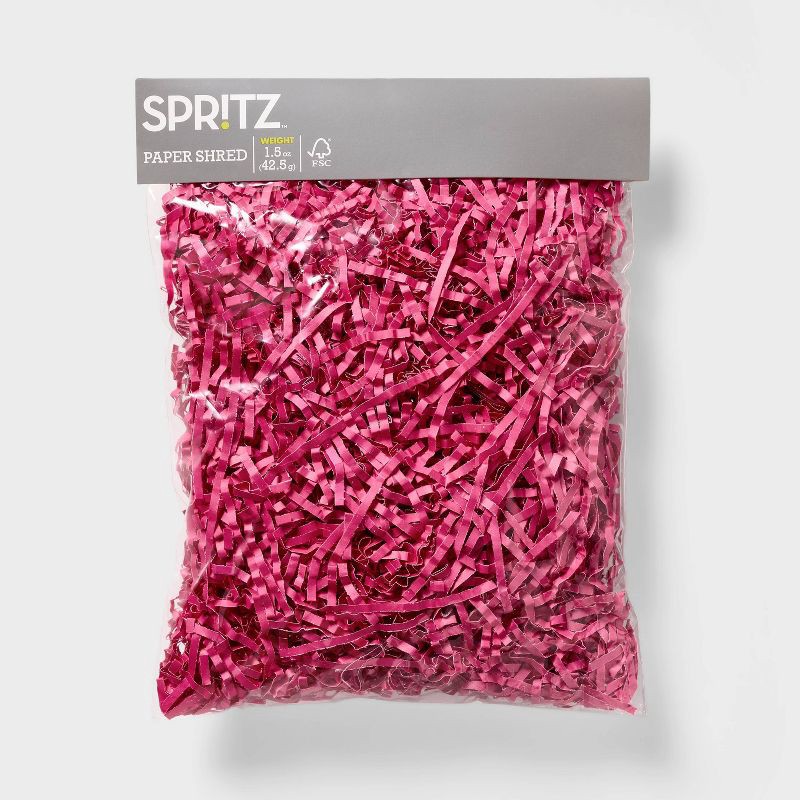 slide 1 of 3, 1.5oz Easter Hot Pink Shred - Spritz™, 1.5 oz