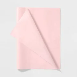 8ct Pegged Tissue Papers Blush Pink - Spritz 8 ct