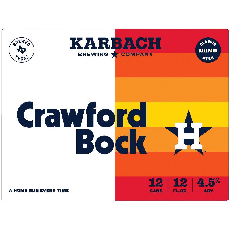 slide 4 of 8, Karbach Brewing Co. Karbach Crawford Bock Beer - 12pk/12 fl oz Can, 12 ct; 12 fl oz