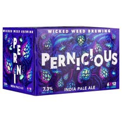 Wicked Weed Brewing Wicked Weed Pernicious IPA Beer - 6pk/12 fl oz Cans