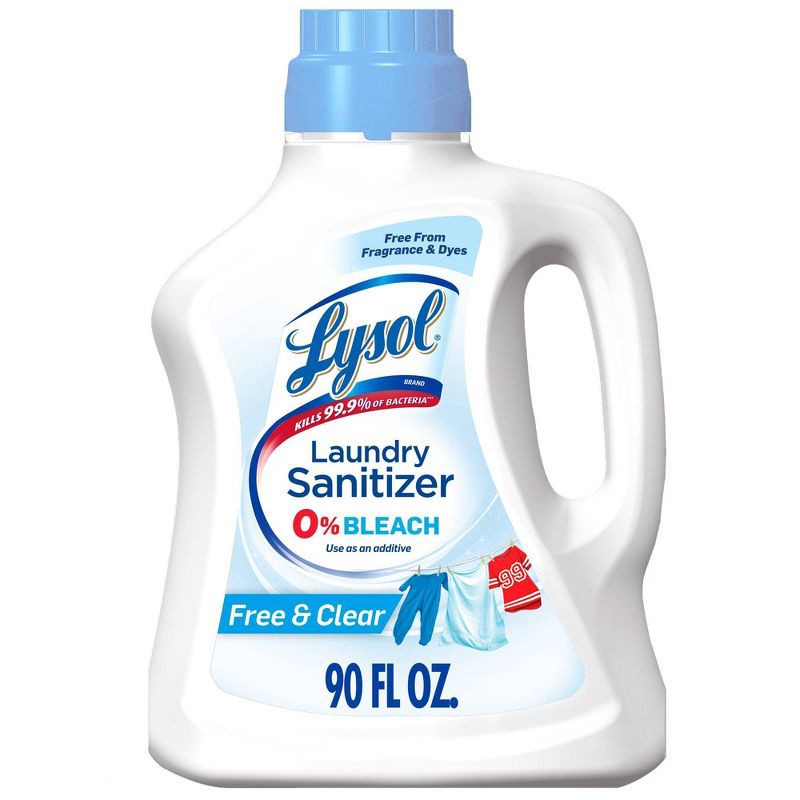 slide 1 of 13, Lysol Laundry Sanitizer Free & Clear - 90 fl oz, 90 fl oz