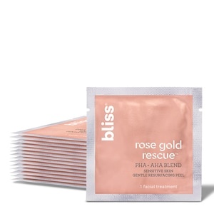 slide 1 of 1, Bliss Rose Gold Rescue Sensitive Skin Gentle Resurfacing Peel, 15Ct, 15 ct