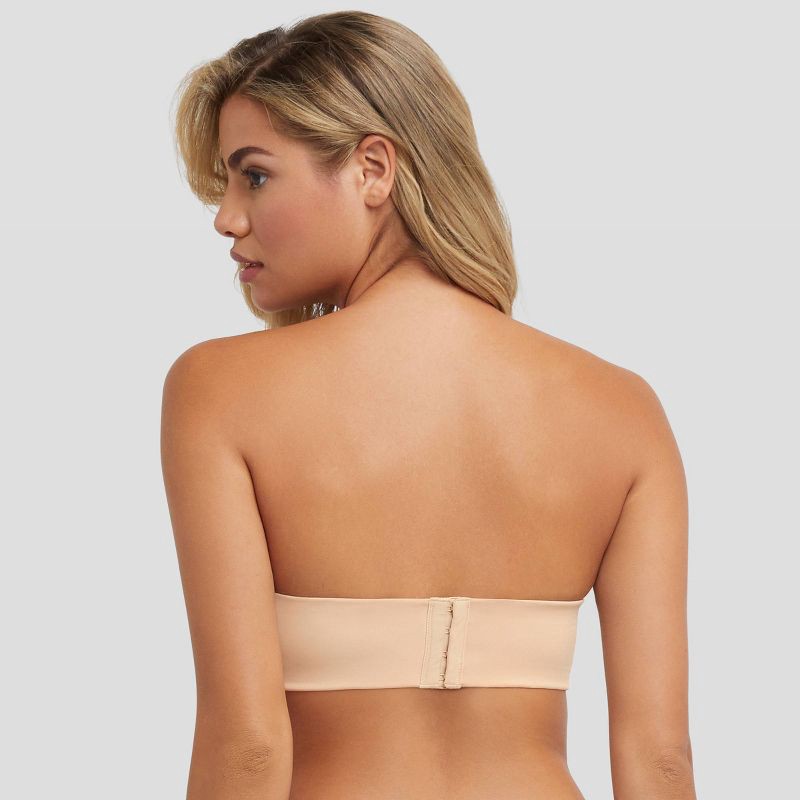 slide 5 of 6, Maidenform Self Expressions Women's Wireless Strapless Bra SE0015 - Beige 34A: Backless, Lightly Lined, Adjustable Straps, 1 ct