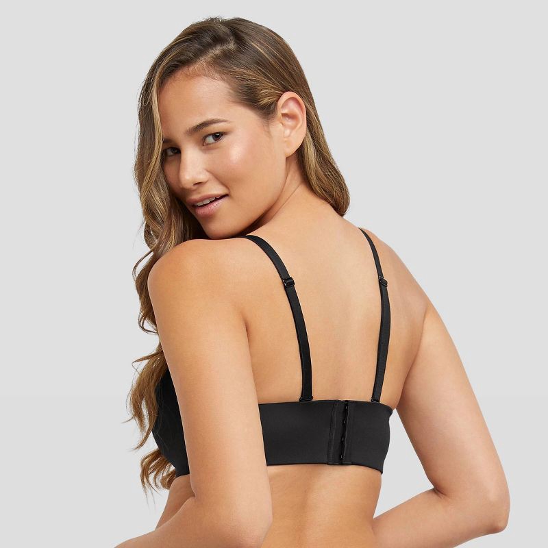 slide 6 of 8, Maidenform Self Expressions Women's Wireless Strapless Bra SE0015 - Black 36D: Backless, Lightly Lined, Convertible, 1 ct