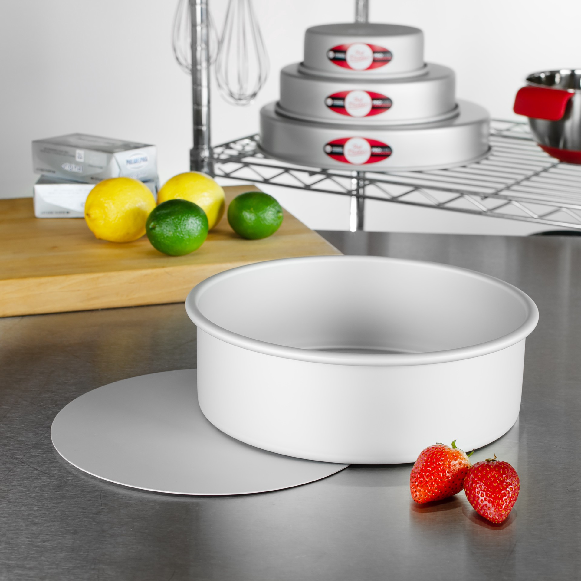 slide 2 of 3, Fat Daddio's Proseries 9" X 3" Cheesecake Pan, 9 in x 3 in