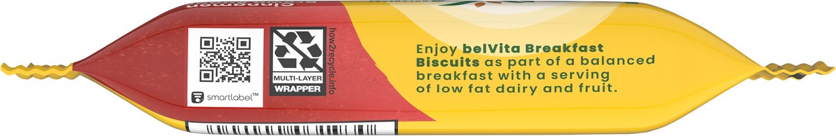 slide 3 of 9, belVita Cinnamon Brown Sugar Breakfast Biscuits, 1 Pack (4 Biscuits Per Pack), 0.11 lb