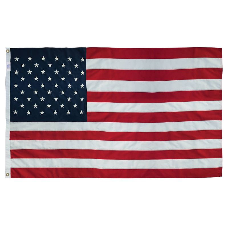 slide 1 of 4, Betsy Flags 3'x5' Nylon USA Flag: Outdoor/Indoor, July 4th Decor, No Pole Included, 1 ct