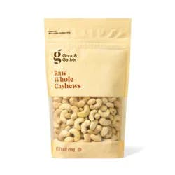 Unsalted Raw Whole Cashews - 9.5oz - Good & Gather™