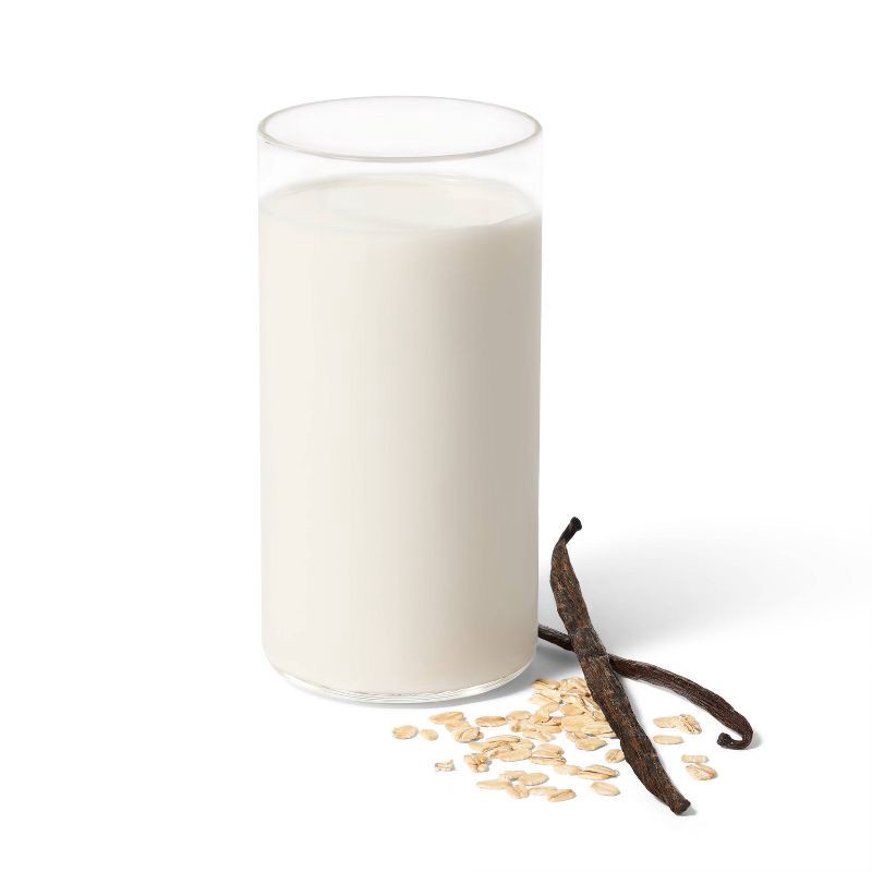 slide 4 of 5, Vanilla Oat Milk - 64 fl oz - Good & Gather™, 64 fl oz