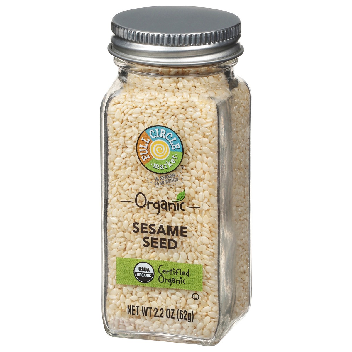 slide 3 of 4, Full Circle Market Organic Sesame Seed 2.2 oz, 2.2 oz