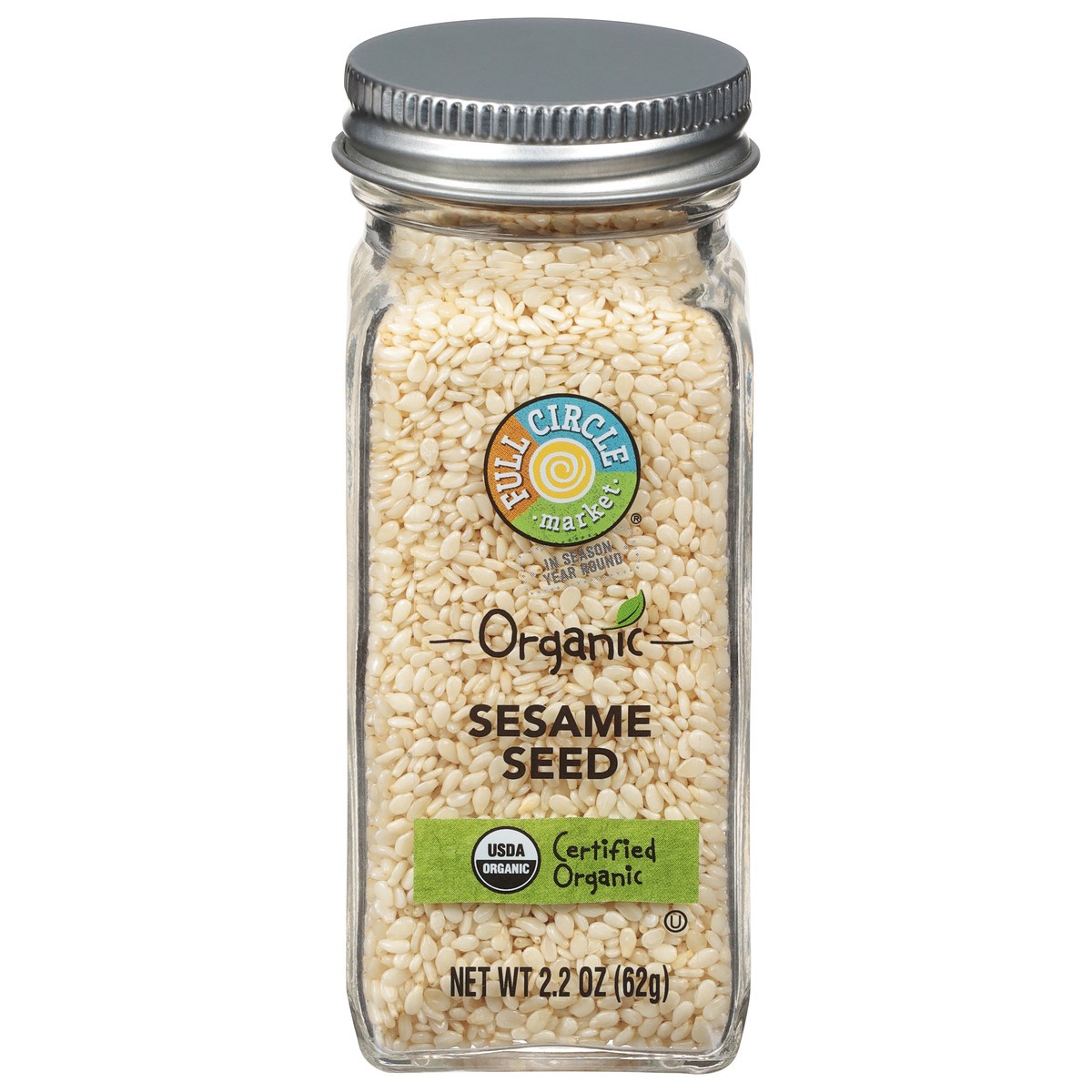 slide 1 of 4, Full Circle Market Organic Sesame Seed 2.2 oz, 2.2 oz