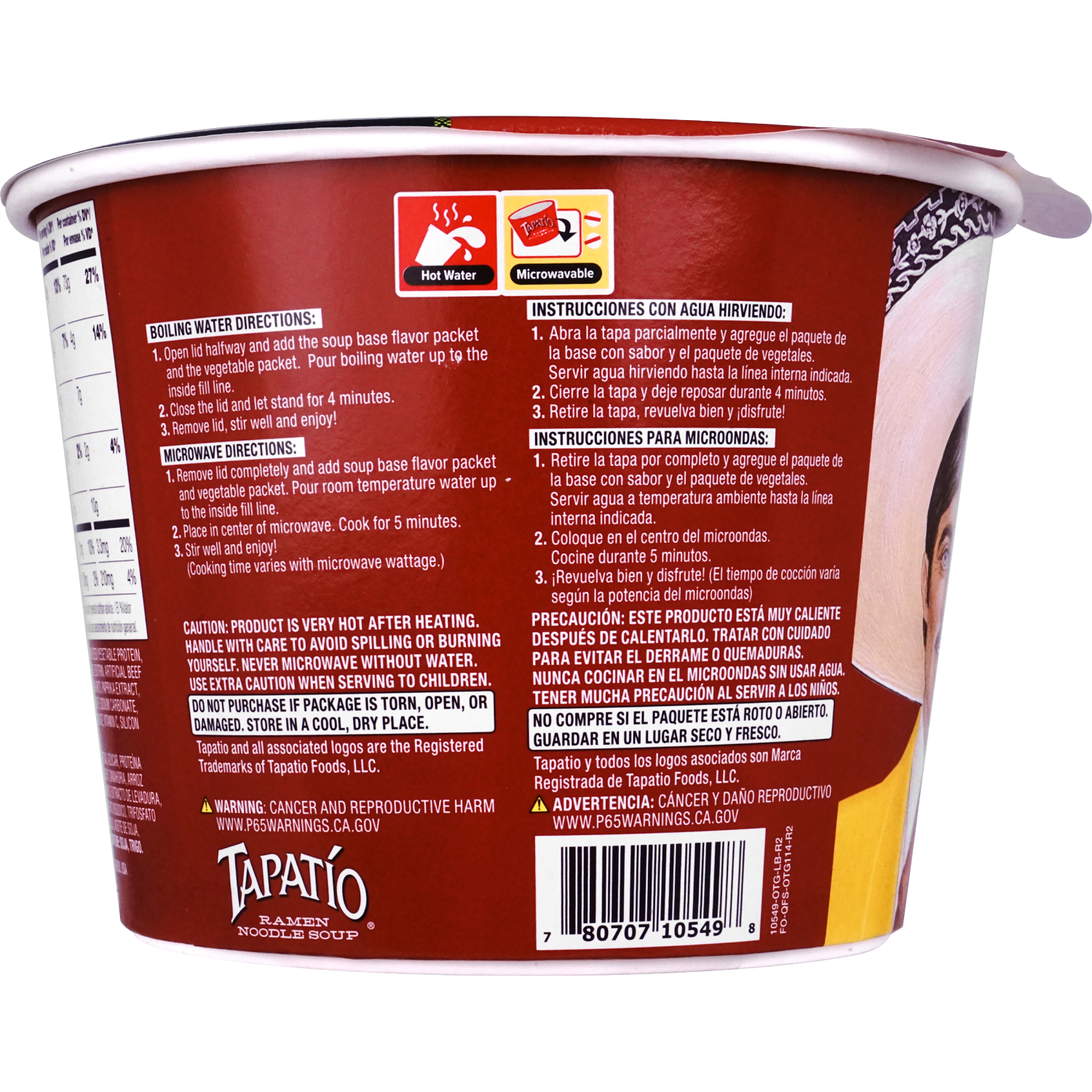 slide 3 of 3, Tapatio Noodle Soup Birria Bowl, 3.8 oz