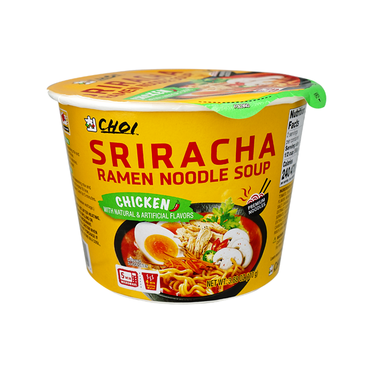 slide 1 of 1, Sriracha Chicken Ramen Noodle Soup 3.88 oz, 3.88 oz