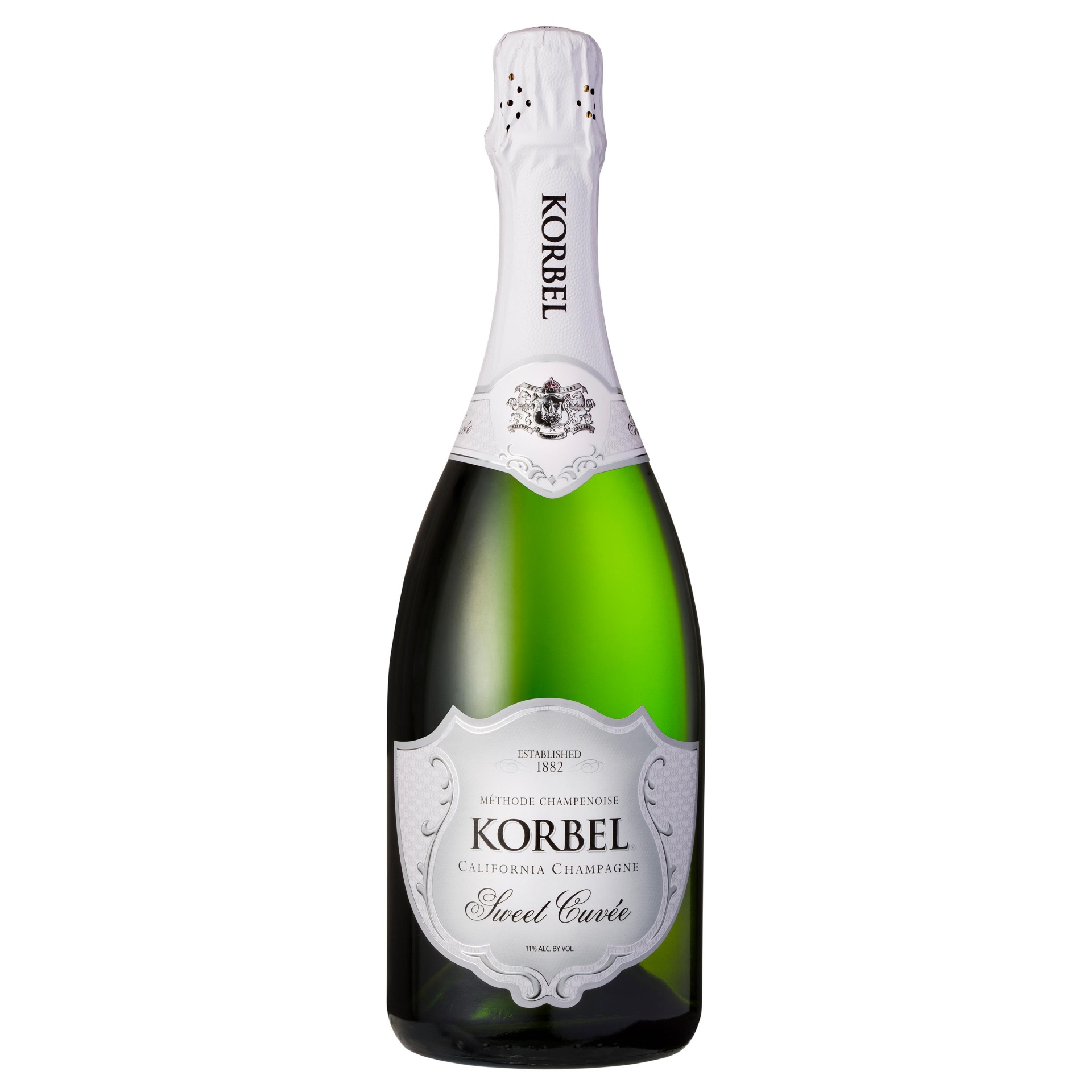 slide 1 of 3, Korbel Sweet Cuvée California Champagne, 750 ml