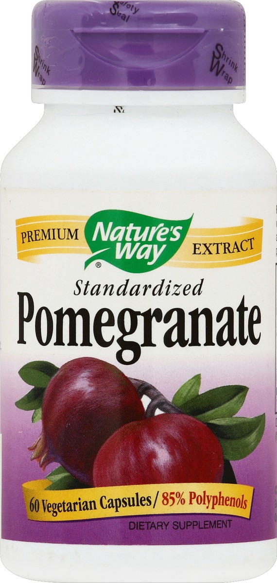 slide 1 of 3, Nature's Way Pomegranate 60 ea, 60 cups