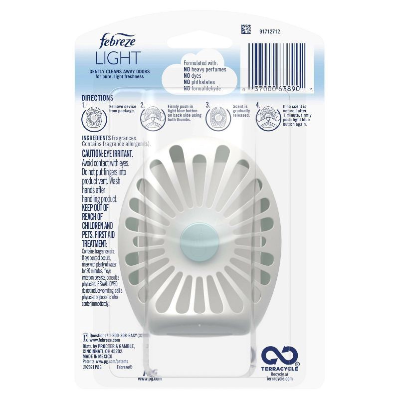 slide 2 of 7, Febreze Light Small Spaces Air Freshener - Bamboo, 1 ct