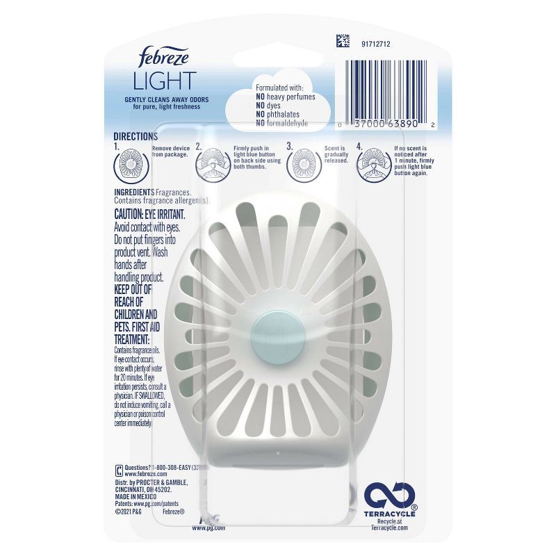 slide 7 of 7, Febreze Light Small Spaces Air Freshener - Bamboo, 1 ct