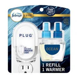 Febreze Origins Fade Defy Plug Air Freshener & Odor Fighter - Ocean - 0.87 fl oz