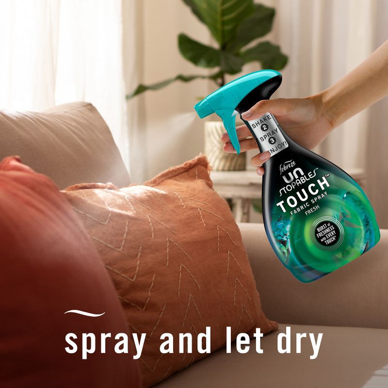 slide 7 of 13, Febreze Unstopables Touch Fabric Spray and Odor Fighter - Fresh - 27 fl oz, 27 fl oz