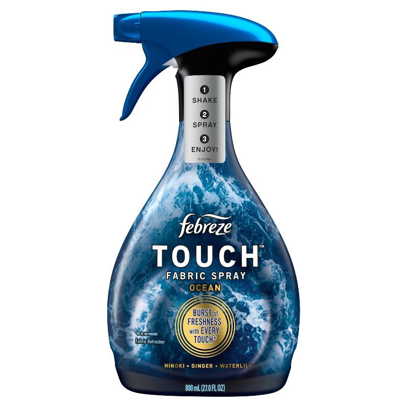 slide 12 of 15, Febreze Odor-Fighting Fabric Refresher - Ocean - 27 fl oz, 27 fl oz