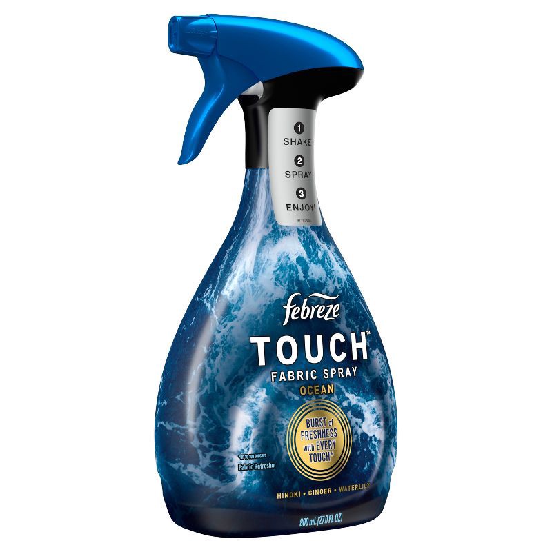 slide 13 of 15, Febreze Odor-Fighting Fabric Refresher - Ocean - 27 fl oz, 27 fl oz