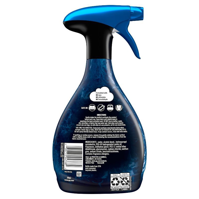 slide 15 of 15, Febreze Odor-Fighting Fabric Refresher - Ocean - 27 fl oz, 27 fl oz