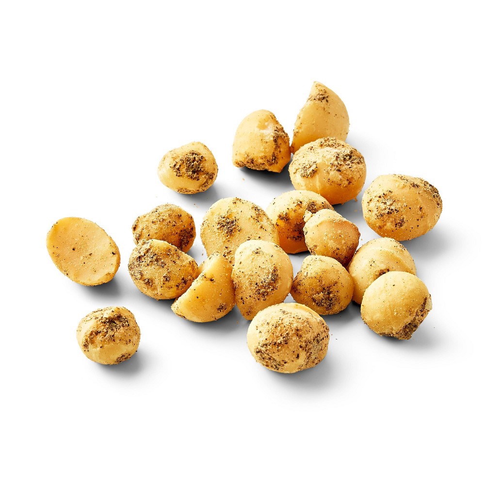 slide 3 of 3, Salt & Pepper Roasted Macadamia Nuts - 10oz - Good & Gather, 10 oz