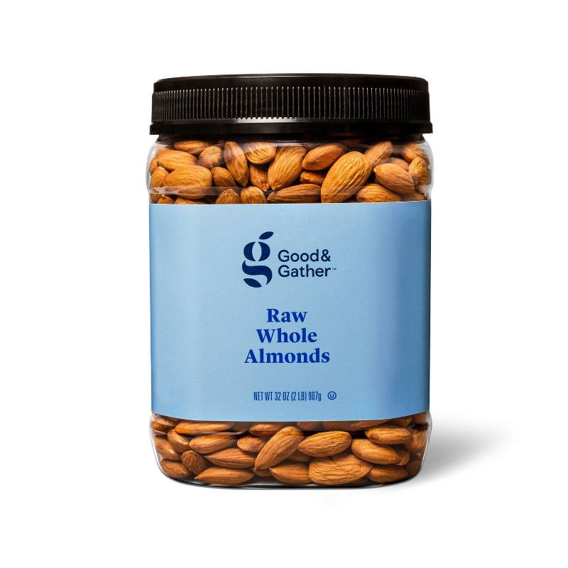 slide 1 of 3, Raw Whole Almonds - 32oz - Good & Gather™, 32 oz