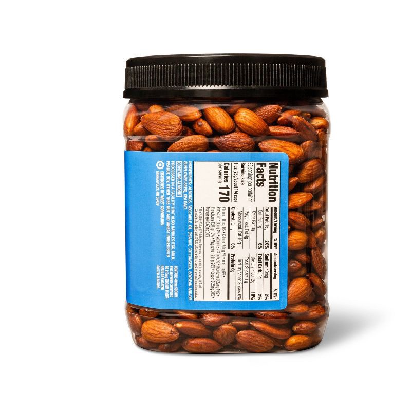 slide 2 of 3, Lightly Salted Roasted Almonds - 32oz - Good & Gather™, 32 oz