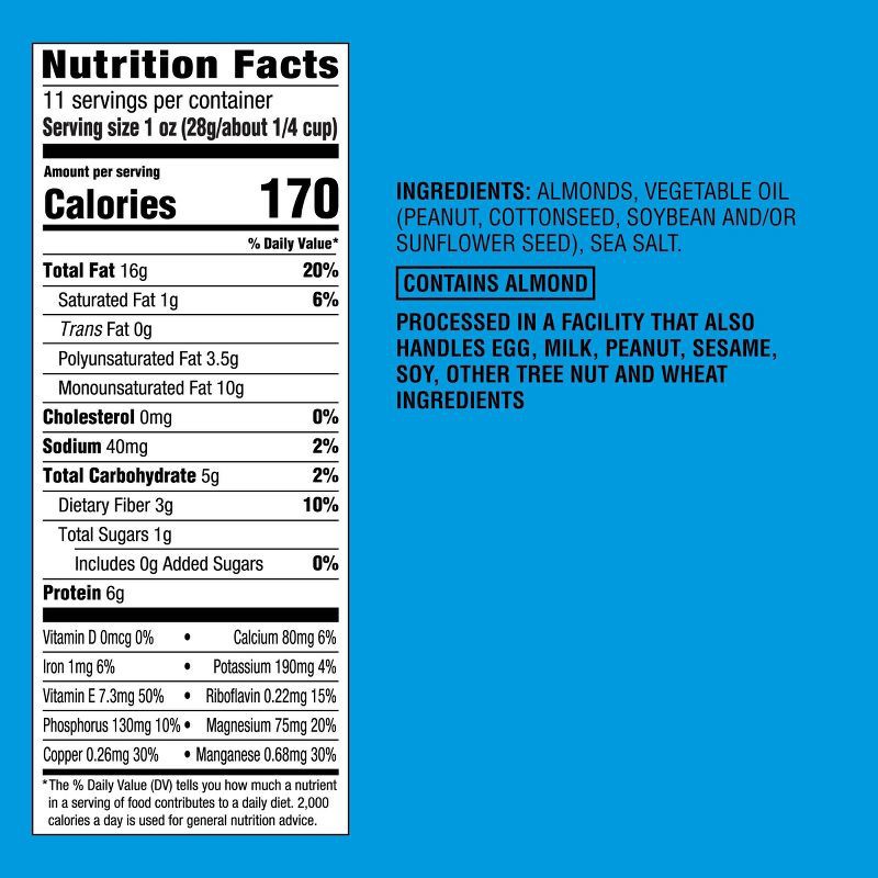 slide 4 of 4, Lightly Salted Roasted Almonds - 11oz - Good & Gather™, 11 oz