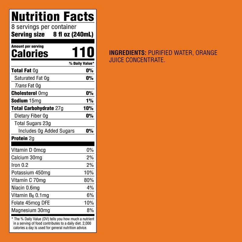 slide 4 of 4, Pulp Free 100% Orange Juice From Concentrate - 64 fl oz - Good & Gather™, 64 fl oz