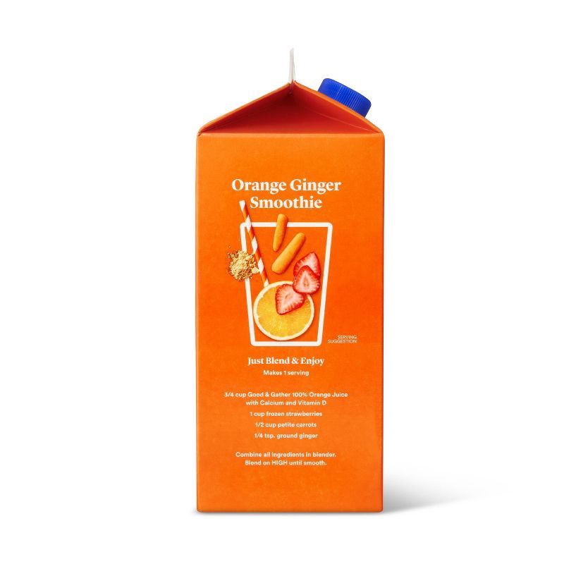 slide 3 of 3, Pulp Free 100% Orange Juice From Concentrate w/ Calcium & Vitamin D - 64 fl oz - Good & Gather™, 64 fl oz