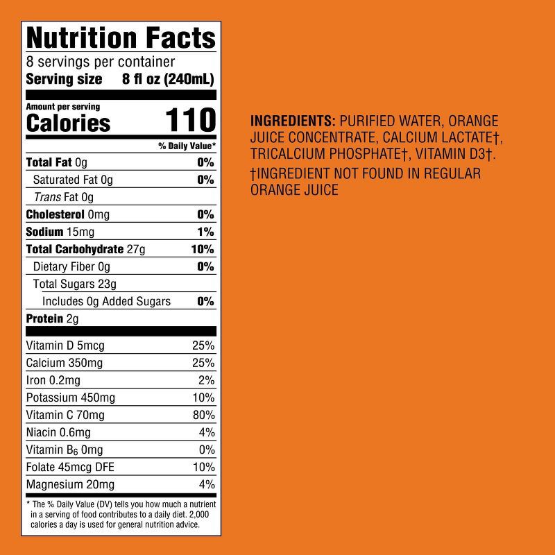 slide 4 of 4, Pulp Free 100% Orange Juice From Concentrate w/ Calcium & Vitamin D - 64 fl oz - Good & Gather™, 64 fl oz