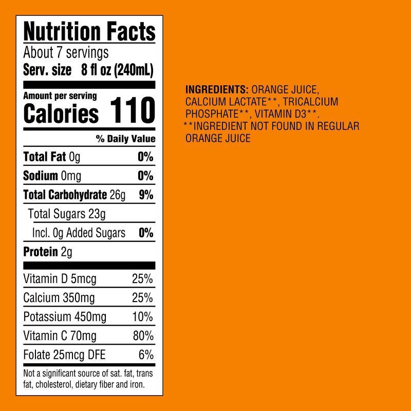 slide 4 of 4, Pulp Free 100% Orange Juice Not From Concentrate w/ Calcium & Vitamin D - 52 fl oz - Good & Gather™, 52 fl oz