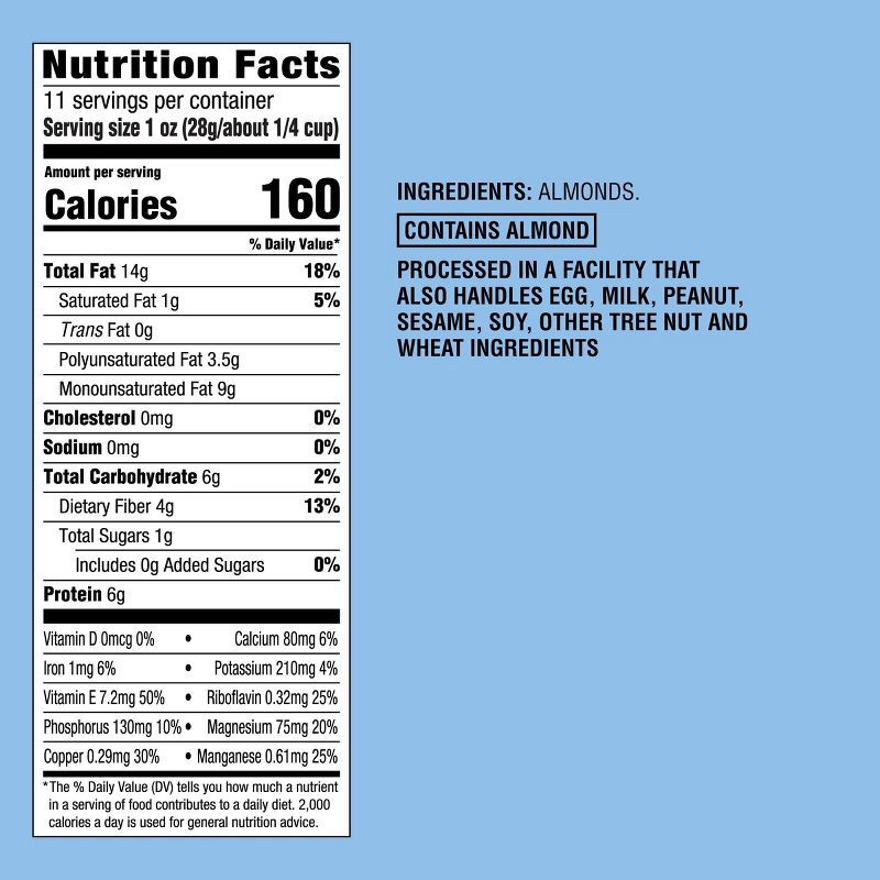 slide 4 of 4, Raw Whole Almonds - 10.5oz - Good & Gather™, 10.5 oz