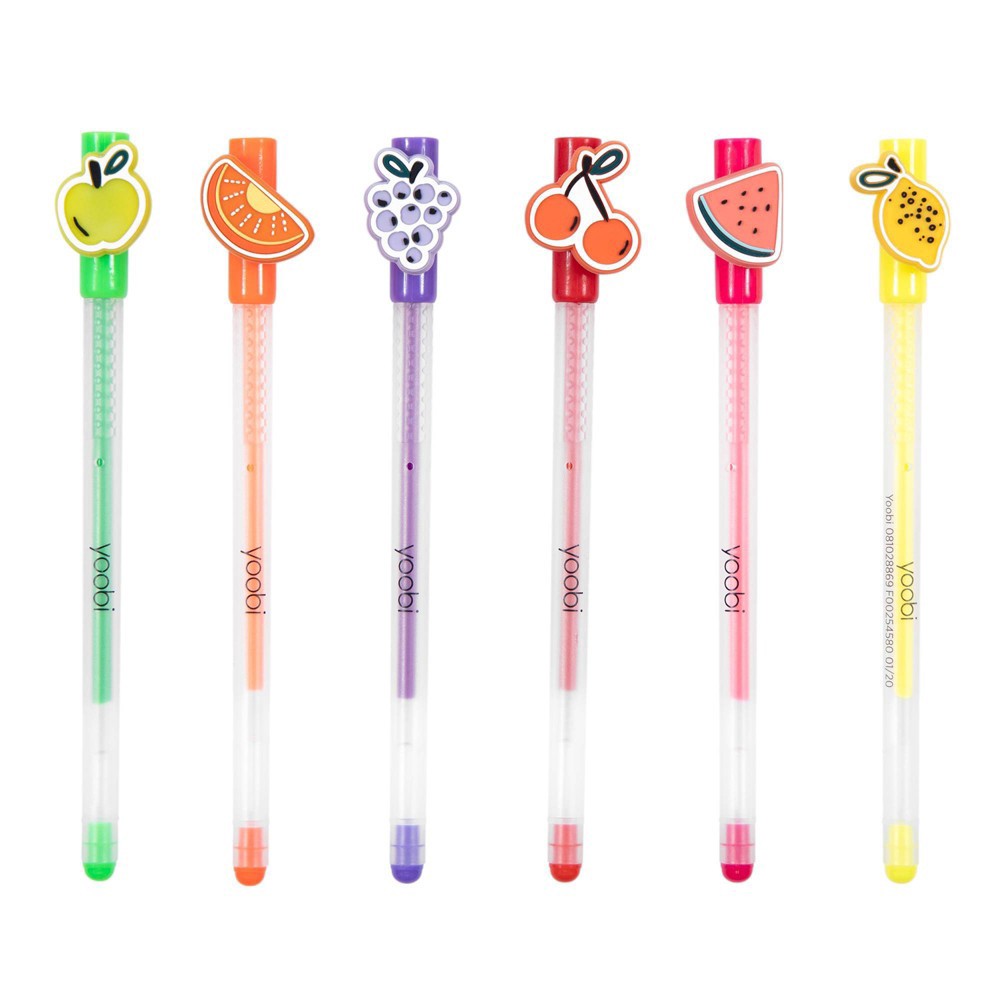 Yoobi Altitude 6ct Gel Pens Assorted Color Ink