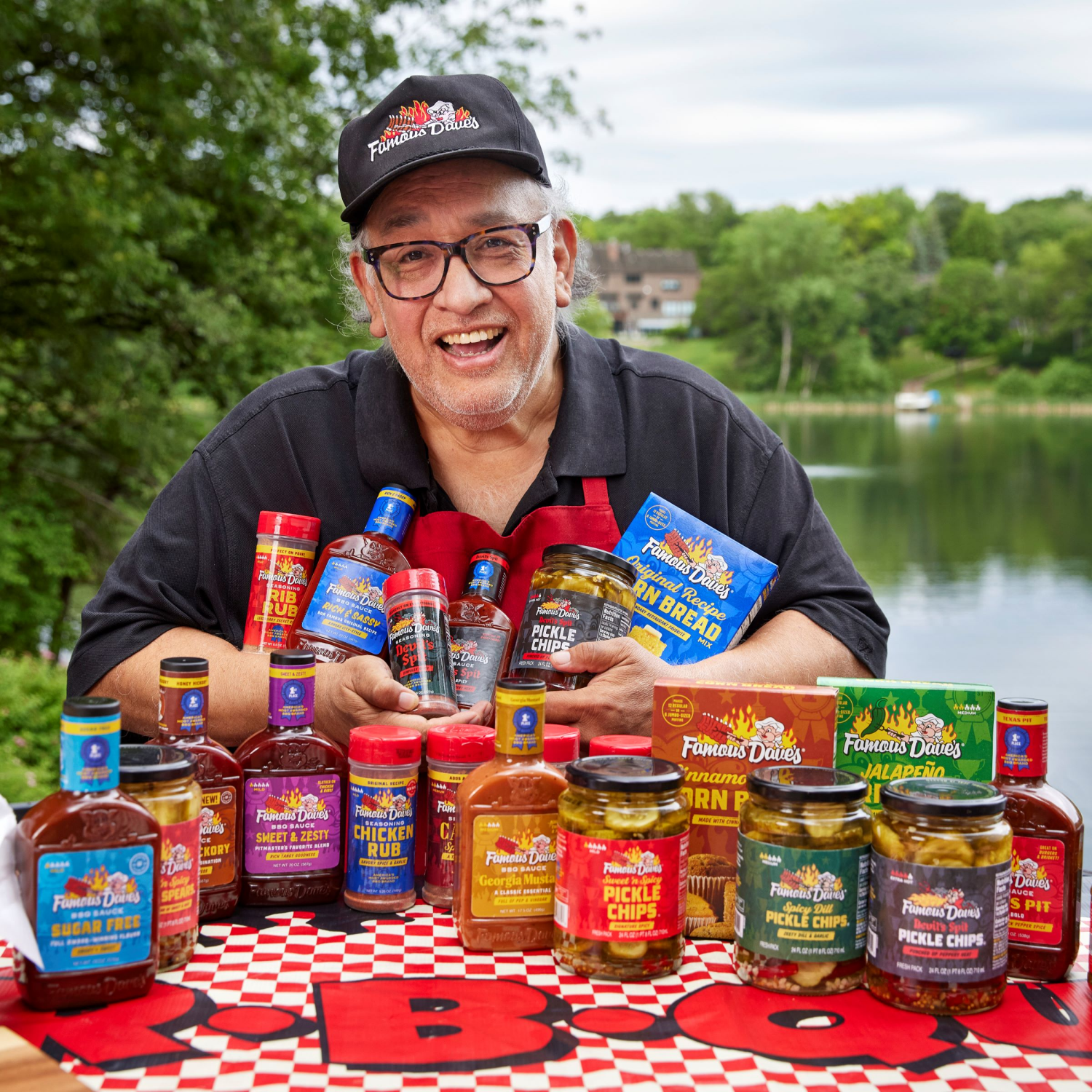 slide 3 of 3, Famous Dave's Hot Spicy Dill Pickle Chips 24 fl oz, 24 oz