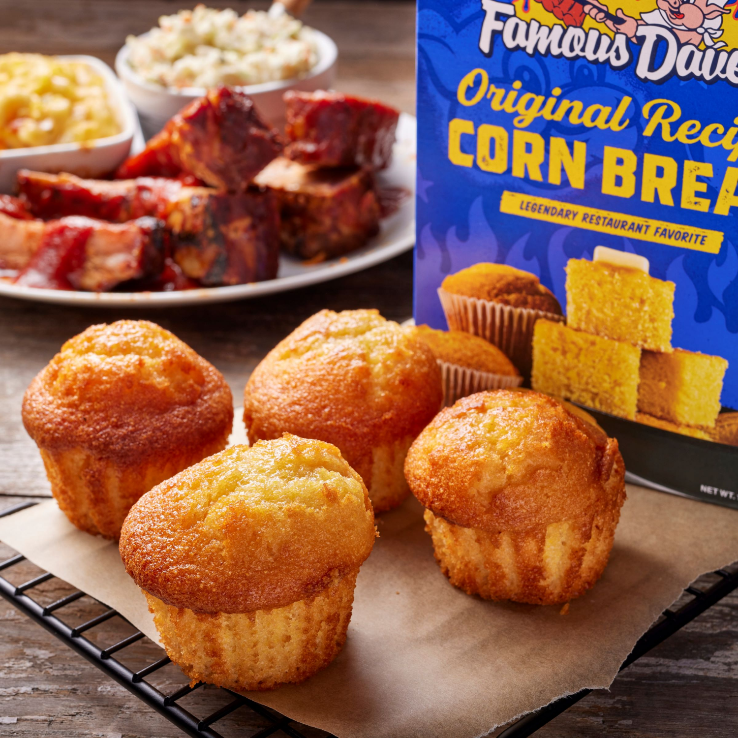 slide 2 of 4, Famous Dave's Original Recipe Corn Bread Mix 15 oz, 15 oz