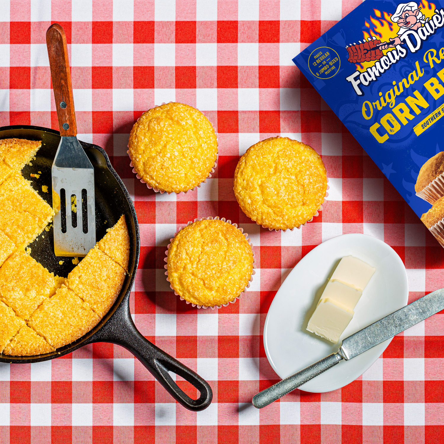 slide 4 of 4, Famous Dave's Original Recipe Corn Bread Mix 15 oz, 15 oz