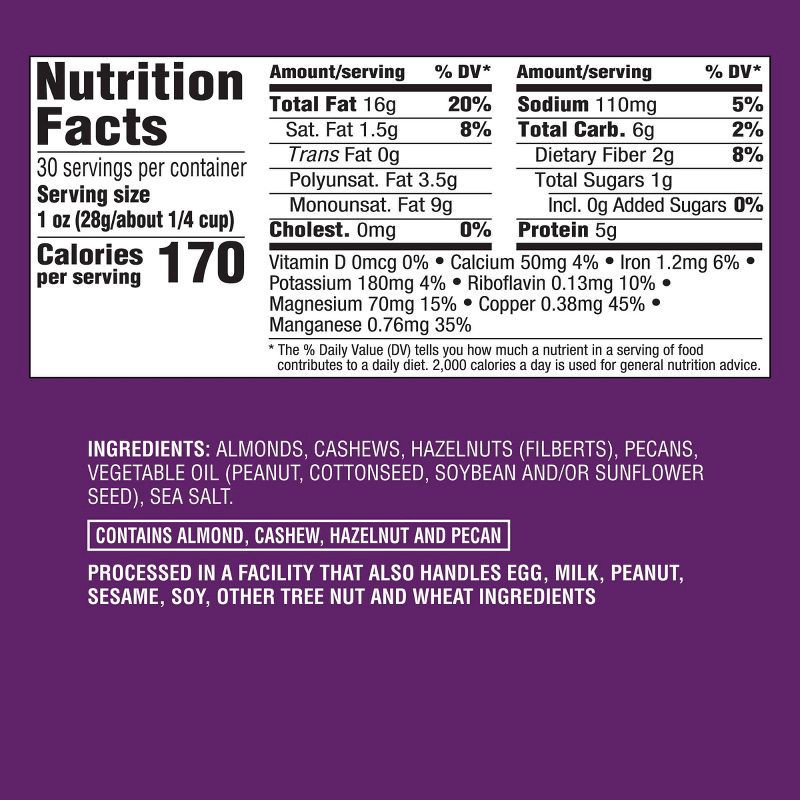 slide 2 of 4, Sea Salt Roasted Mixed Nuts - 30oz - Good & Gather™, 30 oz