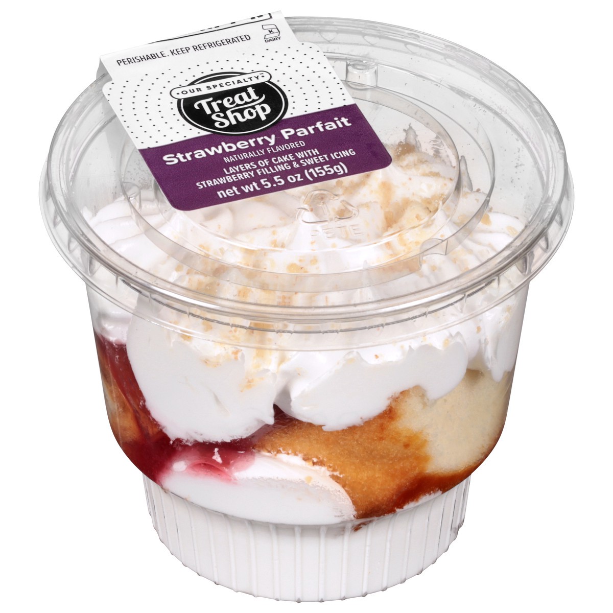 slide 3 of 9, Our Specialty Treat Shop Strawberry Parfait 5.5 oz, 5.5 oz