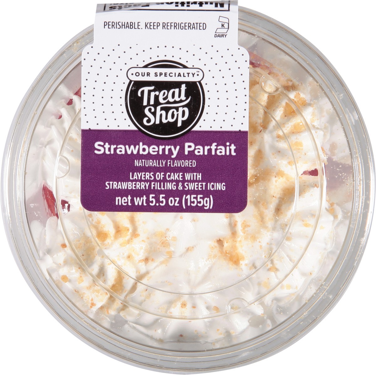 slide 4 of 9, Our Specialty Treat Shop Strawberry Parfait 5.5 oz, 5.5 oz