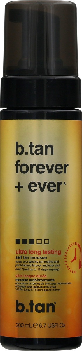 slide 3 of 10, b.tan Ultra Long Lasting Self Tan Mousse 200 ml Bottle, 200 ml